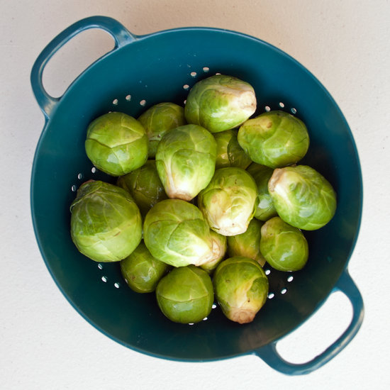 Rinse the Brussels Sprouts Rinse the Brussels Sprouts