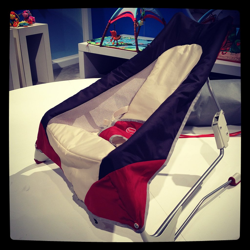 Tiny Love's Take Along Bouncer is sleek, soft, and ready to be packed for travel.
Tiny Love's Take Along Bouncer is sleek, soft, and ready to be packed for travel.