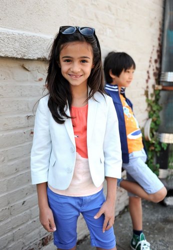 The Appaman Grammercy Tee in Coral with a Boutique Blazer and Joanie Legging
The Appaman Grammercy Tee in Coral with a Boutique Blazer and Joanie Legging