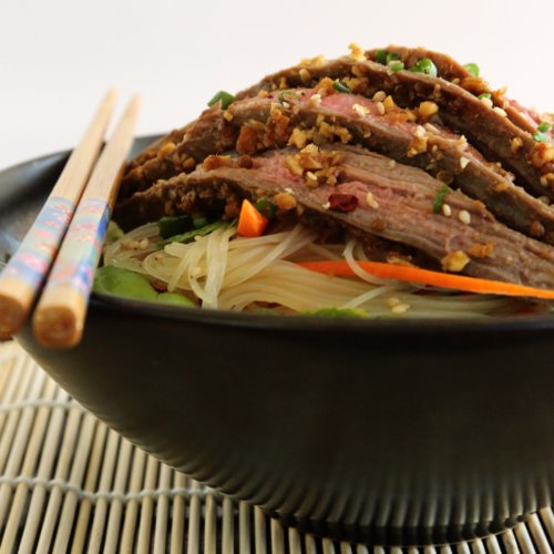 Asian Noodle Salad With Flank Steak Asian Noodle Salad With Flank Steak