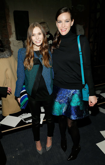 Elizabeth Olsen and Liv Tyler posed together at the Proenza Schouler show on Wednesday.
Elizabeth Olsen and Liv Tyler posed together at the Proenza Schouler show on Wednesday.