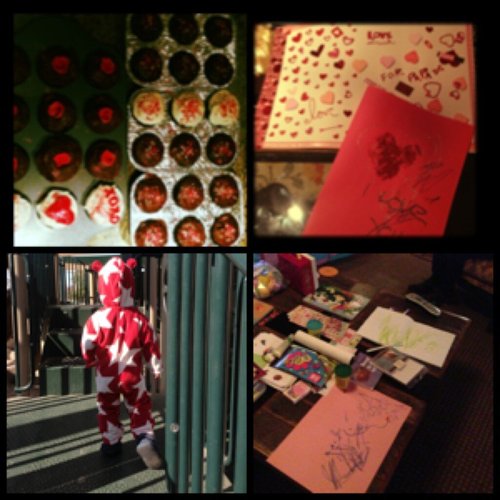 Pink got in the Valentine's Day spirit with treats and lil Willow's sweet outfit.
Source: Twitter user Pink
Pink got in the Valentine's Day spirit with treats and lil Willow's sweet outfit.
Source: Twitter user Pink