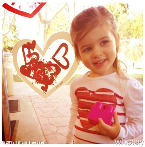 Harper Smith was full of hearts on Valentine's Day!
Source: Instagram user tathiessen
Harper Smith was full of hearts on Valentine's Day!
Source: Instagram user tathiessen