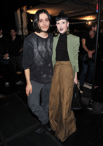 Olivier Theyskens and Michelle Harper Olivier Theyskens and Michelle Harper
