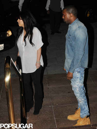 Kim and Kanye Have a Valentine's Date For Three Kim and Kanye Have a Valentine's Date For Three
