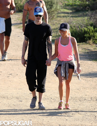 Ashley Tisdale hiked in Runyon Canyon with boyfriend Christopher French.
Ashley Tisdale hiked in Runyon Canyon with boyfriend Christopher French.