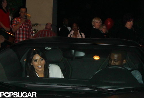 Kim and Kanye Have a Valentine's Date For Three Kim and Kanye Have a Valentine's Date For Three