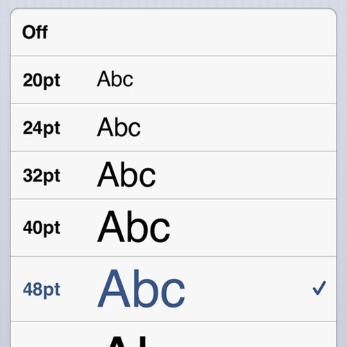 Make Text Bigger on iPhone