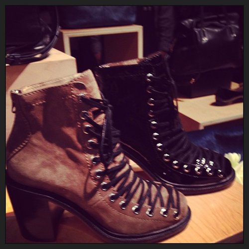 Elizabeth and James had us in complete lust mode for these lace-up boots.
Elizabeth and James had us in complete lust mode for these lace-up boots.