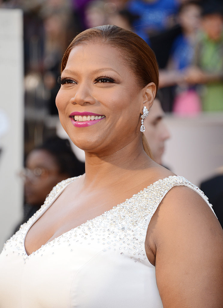Queen Latifah on the red carpet at the Oscars 2013.
Queen Latifah on the red carpet at the Oscars 2013.