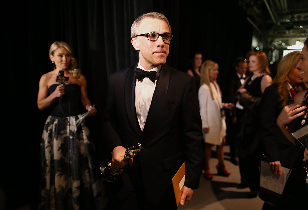 Christoph Waltz backstage at the 2013 Oscars.
Christoph Waltz backstage at the 2013 Oscars.