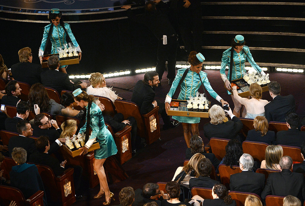 The actors and actresses had access to treats.
The actors and actresses had access to treats.