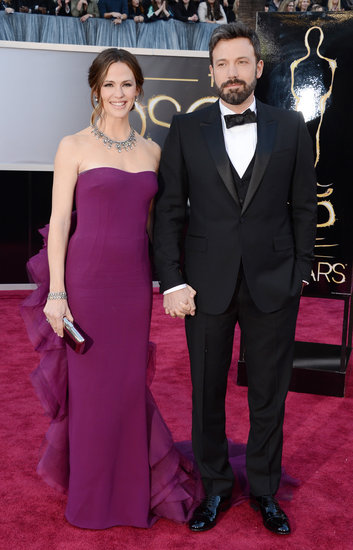 Jennifer Garner and Ben Affleck on the red carpet at the Oscars 2013.
Jennifer Garner and Ben Affleck on the red carpet at the Oscars 2013.