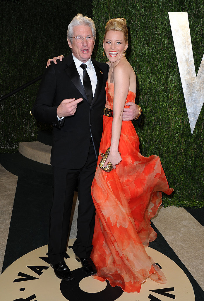 Richard Gere and Elizabeth Banks arrived at the Vanity Fair Oscar party on Sunday night.
Richard Gere and Elizabeth Banks arrived at the Vanity Fair Oscar party on Sunday night.