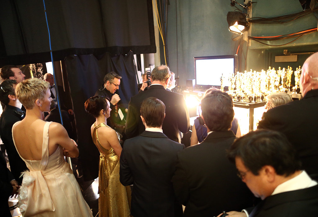 A candid moment captured at the 2013 Oscars.
A candid moment captured at the 2013 Oscars.