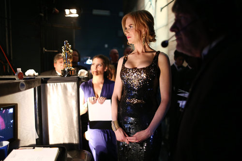 Nicole Kidman backstage at the 2013 Oscars.
Nicole Kidman backstage at the 2013 Oscars.
