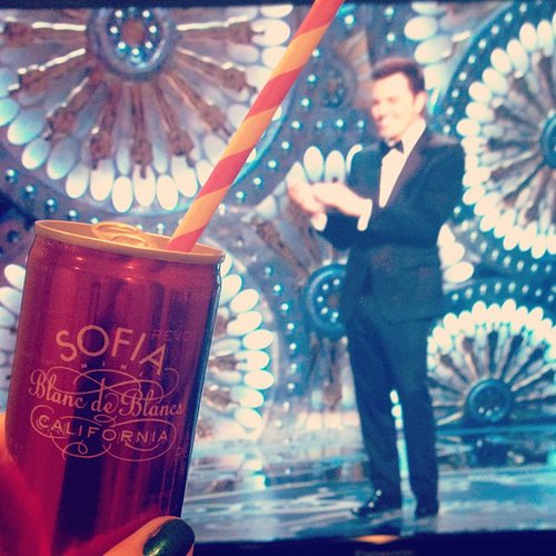 Lauren Conrad sipped champagne from a striped straw while watching the Oscars.
Source: Instagram user laurenconrad
Lauren Conrad sipped champagne from a striped straw while watching the Oscars.
Source: Instagram user laurenconrad