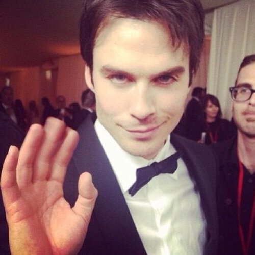 Ian Somerhalder gave a wave at Elton John's Oscars bash.
Source: Instagram user somerhalder_ian
Ian Somerhalder gave a wave at Elton John's Oscars bash.
Source: Instagram user somerhalder_ian