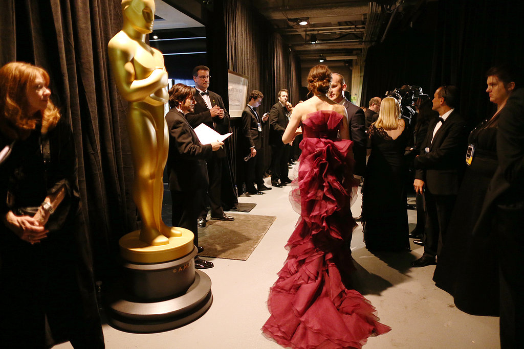 Jennifer Garner backstage at the 2013 Oscars.
Jennifer Garner backstage at the 2013 Oscars.