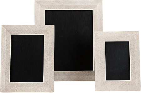 R & Y Augousti Antique Shagreen Frames