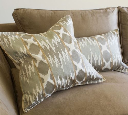 Karlie Ikat Embroidered Pillow Covers
