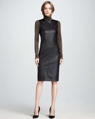 Vince Leather Dress