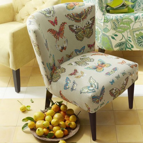Veronica Taper Leg Chair - Prints