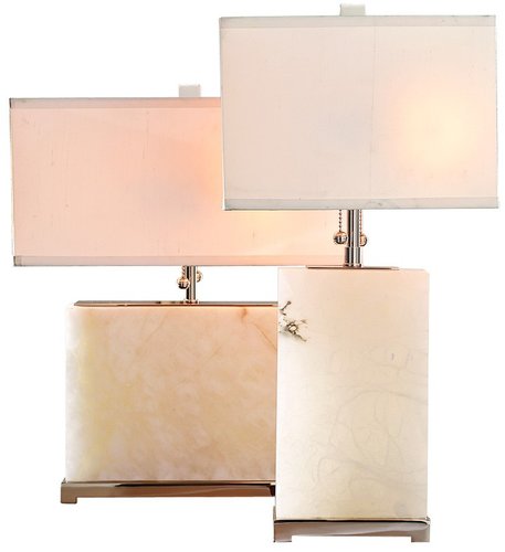 Alabaster Block Lamps