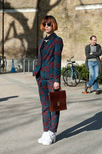 London Fashion Week Street Style Fall 2013 London Fashion Week Street Style Fall 2013