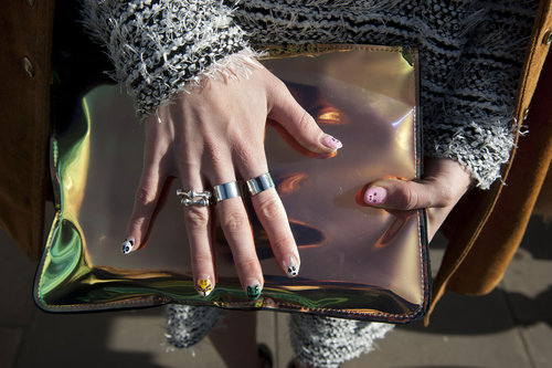 Peep this off-beat, intricate manicure complete with pandas and pigs.
Peep this off-beat, intricate manicure complete with pandas and pigs.
