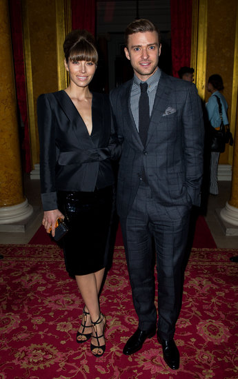 Justin Timberlake and Jessica Biel got dressed up to attend the Tom Ford Fall 2013 runway show during London Fashion Week.
Justin Timberlake and Jessica Biel got dressed up to attend the Tom Ford Fall 2013 runway show during London Fashion Week.