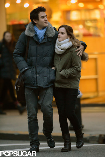 Emma Watson and Will Adamowicz went for a walk in NYC.
Emma Watson and Will Adamowicz went for a walk in NYC.