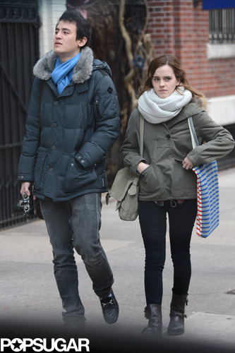 Emma Watson Shares Post-Valentine's Day PDA With Boyfriend Will Adamowicz Emma Watson Shares Post-Valentine's Day PDA With Boyfriend Will Adamowicz