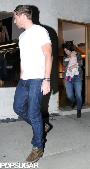 Drew Barrymore and her husband, Will Kopelman, took daughter Olive to the A.P.C. shop in West Hollywood.
Drew Barrymore and her husband, Will Kopelman, took daughter Olive to the A.P.C. shop in West Hollywood.