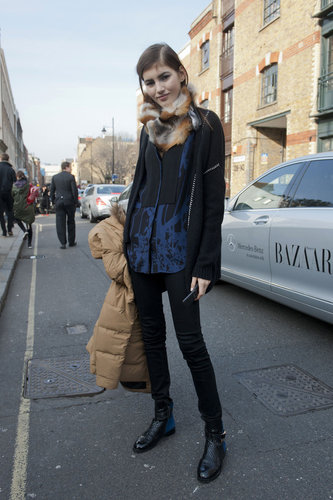 London Fashion Week Street Style Fall 2013 London Fashion Week Street Style Fall 2013