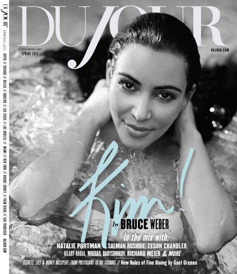 Kim Kardashian covers DuJour magazine's Spring 2013 issue.
Source: Bruce Weber for DuJour magazine
Kim Kardashian covers DuJour magazine's Spring 2013 issue.
Source: Bruce Weber for DuJour magazine