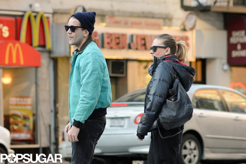 Scarlett Johansson and Romain Dauriac crossed a street in NYC.
Scarlett Johansson and Romain Dauriac crossed a street in NYC.
