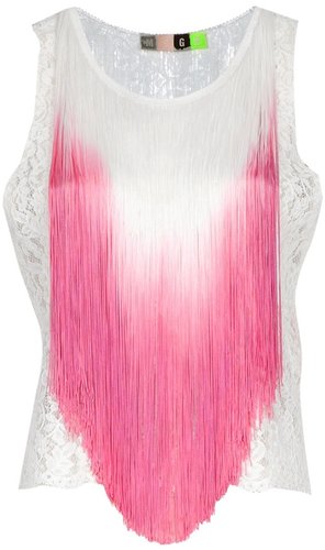 Msgm Fringed top