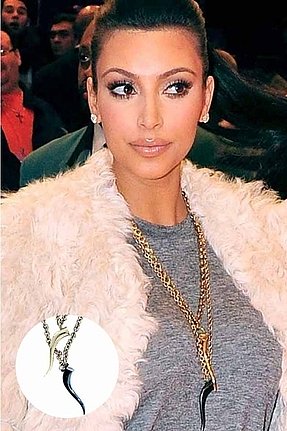 Alisa Michelle Mess With The Bull Necklace in Gold