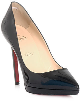 Christian Louboutin Pigalle plato 120mm patent-leather shoes