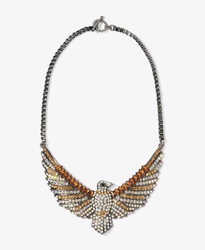 Forever 21 Sparkling Eagle Necklace
