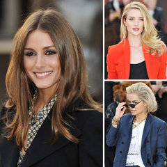 Rosie Huntington-Whiteley, Olivia Palermo at Burberry