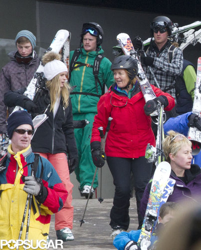 Prince Harry walked with Cressida Bonas and Sarah, Duchess of York, during a trip to the slopes.
Prince Harry walked with Cressida Bonas and Sarah, Duchess of York, during a trip to the slopes.
