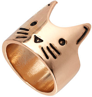 ASOS Cat Face Ring