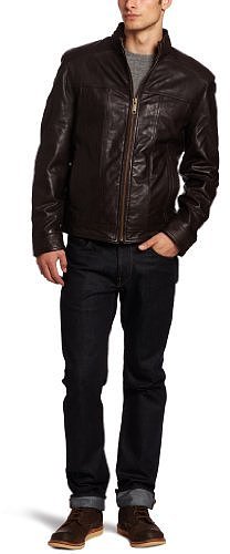 Marc New York by Andrew Marc Men's Cruz Soft Leather Open Bottom Jacket