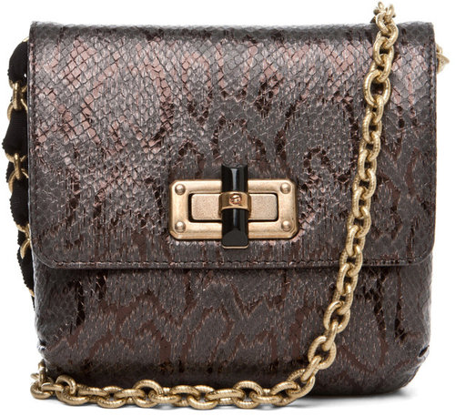 Lanvin Mini Happy Bag in Brown