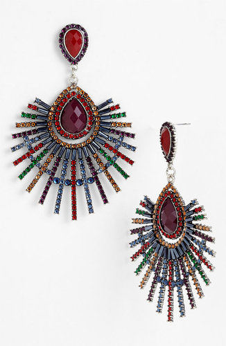 Guinevere Large Crystal Drop Earrings