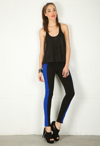 The Split Skinny in Blue/Black - by Rag & Bone/JEAN