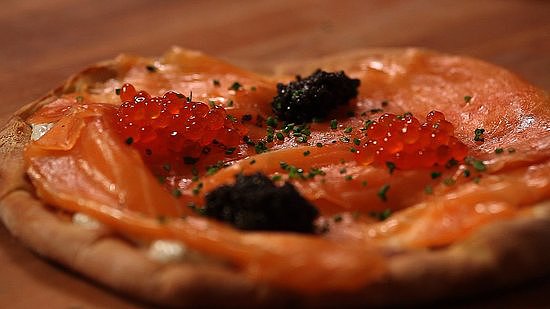 Wolfgang Puck's Smoked Salmon Pizza Wolfgang Puck's Smoked Salmon Pizza