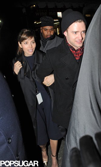 After Justin Timberlake's performance, he and Jessica Biel went to the Sony afterparty.
After Justin Timberlake's performance, he and Jessica Biel went to the Sony afterparty.